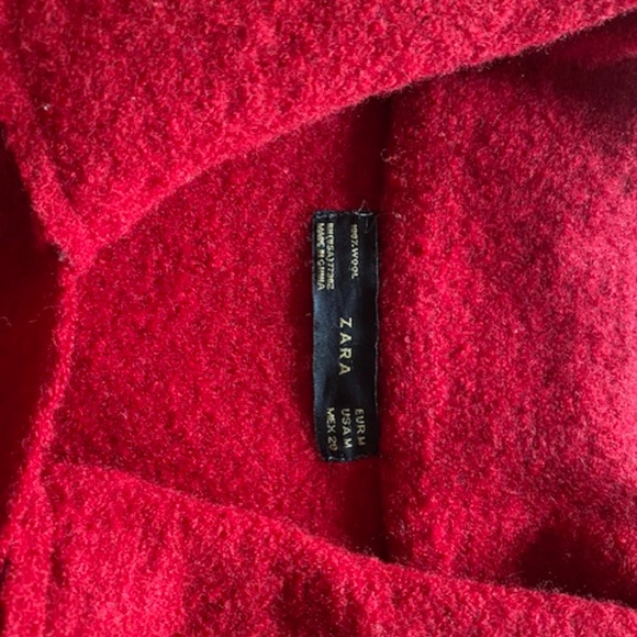 Red Wool Coat - Picture 4 of 5